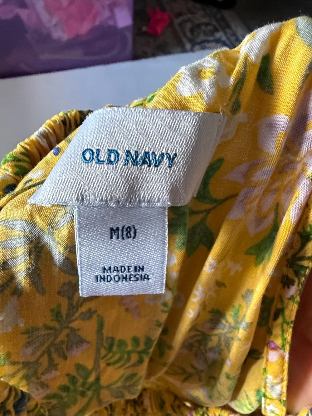 Old Navy bright yellow